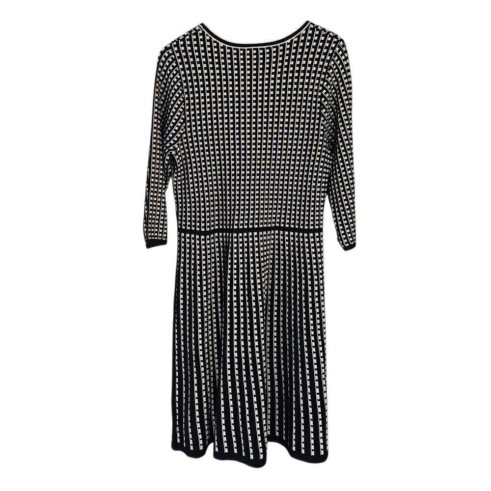 Lane Bryant Fit & Flare Sweater Dress Charcoal Size 14/16 - Picture 5 of 9